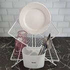 Escorredor De Louças Dobrável Articulado De Pratos E Talheres