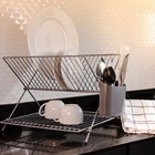 Escorredor De Louças Dobrável Articulado P/ 19 Pratos Forma