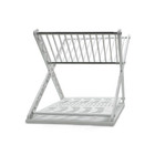 Escorredor De Louças Dobrável Compacto 12 Pratos - Branco