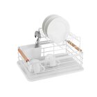 Escorredor De Louças Duplo 2 Andares 44x31x24cm Branco