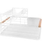 Escorredor De Louças Duplo 2 Andares 44x31x24cm Branco