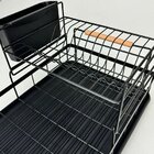 Escorredor De Louças Duplo 2 Andares 44x31x24cm Preto