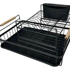 Escorredor De Louças Duplo 2 Andares 44x31x24cm Preto
