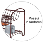 Escorredor De Louças Duplo - Bronze - Capriccio - Future