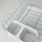 Escorredor De Louças Hanover Com Bandeja - Jolitex Branco