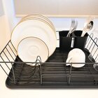 Escorredor De Louças Hanover Com Bandeja - Jolitex Preto