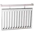 Escorredor De Louças Inox Suspenso Dobrável Com Barra Cozinha