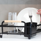 Escorredor De Louças Metalla Preto Médio