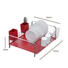 Escorredor De Louças Para 12 Pratos Com Bandeja E Porta Talhe