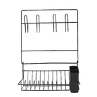 Escorredor de Louças Parede Aço Black Arthi