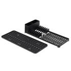 Escorredor de Louças Plástico Preto Single Brinox