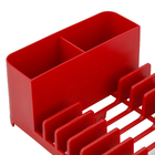 Escorredor de Louças Plástico Vermelho Bold Single Brinox