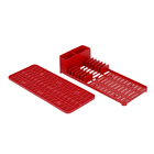 Escorredor de Louças Plástico Vermelho Bold Single Brinox