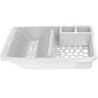 Escorredor De Louças Pratos E Talheres Plástico Vazado Uz Bra