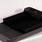 Escorredor De Louças Pratos T Smart Preto 11 Pratos Crippa