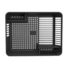 Escorredor de Louças Preto Fosco Polipropileno Coza Basic