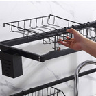 Escorredor De Louças Rack 65 Cm Organizador De Cozinha Suspen