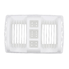 Escorredor de Louças Rattan Plástico Branco Compacto Nitron