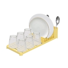 Escorredor De Louças Single 41,7 X 16,9 X 9 Cm - Amarelo Coza