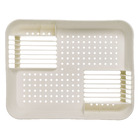 Escorredor de Prato Sobre Pia 12 Pratos Plástico Branco Coza