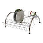 Escorredor De Pratos Tubular Meia Lua 15 Pratos E 6 Copos