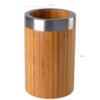 Escorredor De Talheres Garfo Faca Colher Pia Bancada Bambu