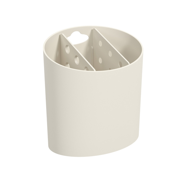 Escorredor de Talheres Light Gray Polipropileno Coza Basic