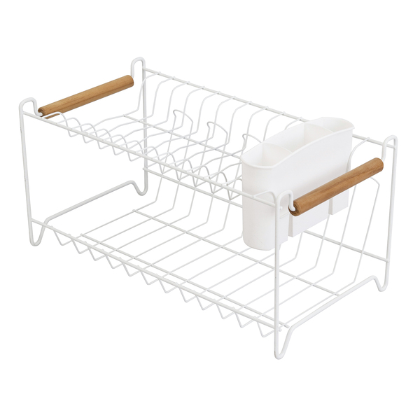 Escorredor Duplo White Aço 21x26x44cm Arthi Eco Design