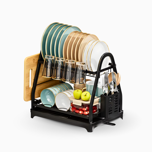 Escorredor E Organizador De Louças Inox Preto