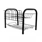 Escorredor E Secador De Pratos  Talheres E Copos De 2 Andares