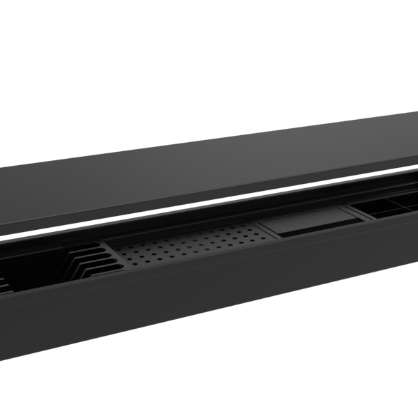 Escorredor Embutido Calha Escorredora Inox Pintado Preto 90cm