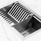 Escorredor Embutido Calha Molhada Inox 26x41 Cm (Ginza Escova