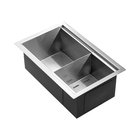 Escorredor Embutido Calha Molhada Inox 26x41 Cm (Ginza Escova