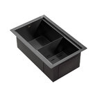 Escorredor Embutido Calha Molhada Inox 26x41 Cm (Ginza Grafit