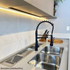 Escorredor Embutido De Louças Inox 304 Escovado Linear 90cm