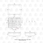 Escorredor Embutido Para Cozinha Gourmet Aço Inox 304 Baniwa