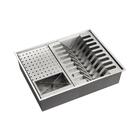 Escorredor Embutido Para Cozinha Gourmet Aço Inox 304 Baniwa