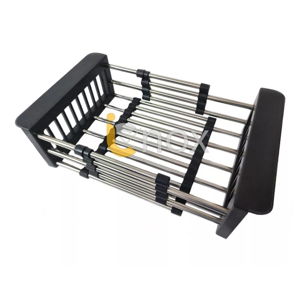 Escorredor Extensível Em Aço Inox Para Pias e Cubas De Cozinh