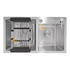 Escorredor Extensível Em Aço Inox Para Pias e Cubas De Cozinh