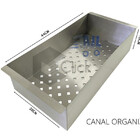 Escorredor Goumert Inox 304 Para Cubas Calha Equipado