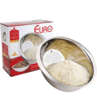 Escorredor Lavador De Arroz Macarrão Aço Inox