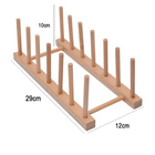Escorredor Louça Bambu Copo Prato Cozinha Pia Bancada Suporte