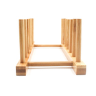 Escorredor Louça Bambu Copo Prato Cozinha Pia Bancada Suporte