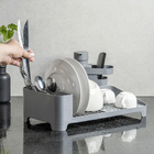 Escorredor Louças Compacto Cozinha Pia Porta Talheres Copos C