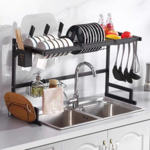 Foto de Escorredor Organizador De Louça 65 Cm Cozinha Pia Autossusten