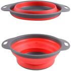 Escorredor Para Macarrão Massas De Silicone Retrátil Cozinha