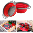 Escorredor Retrátil Macarrão Salada Multiuso Silicone