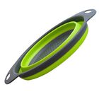 Escorredor Silicone Verde Macarrao 30 Cm Vapor Legumes Dobrav