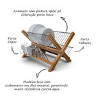 Escorredor Stolf De Madeira Dobrável