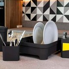 Escorredores De Louça Porta Detergente Lixeira E Protetor Sob